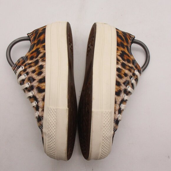 Converse All Star Lift Women's Size 6.5 Shoes Cheetah Print Platform Sneakers - Picture 8 of 9